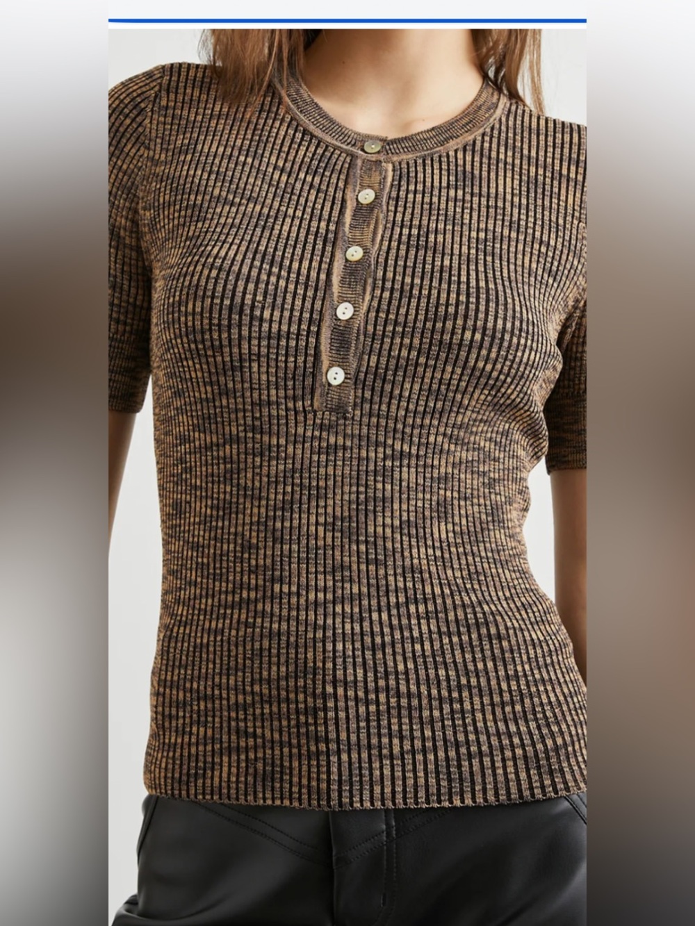 Rails Toni Top Mocha Space Dye
Size M
